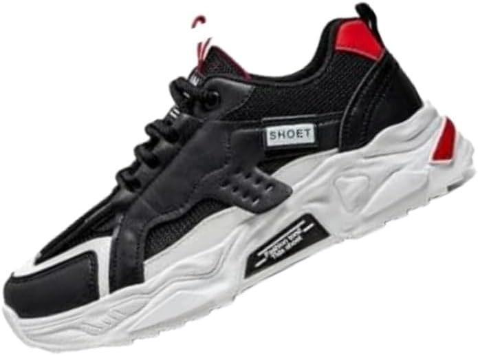 

Мужские повседневные спортивные кроссовки многоцелевого назначения - верх из дышащей сетки, противоскользящая резиновая подошва. Подходят для занятий на открытом воздухе, в спортзале и для ежедневной носки Fmshi, черный