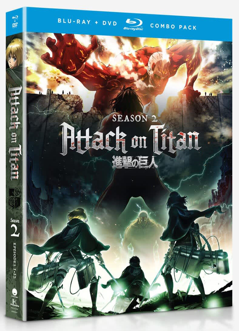 

Blu-Ray диск Attack on Titan - Season 2 - Blu-ray + DVD