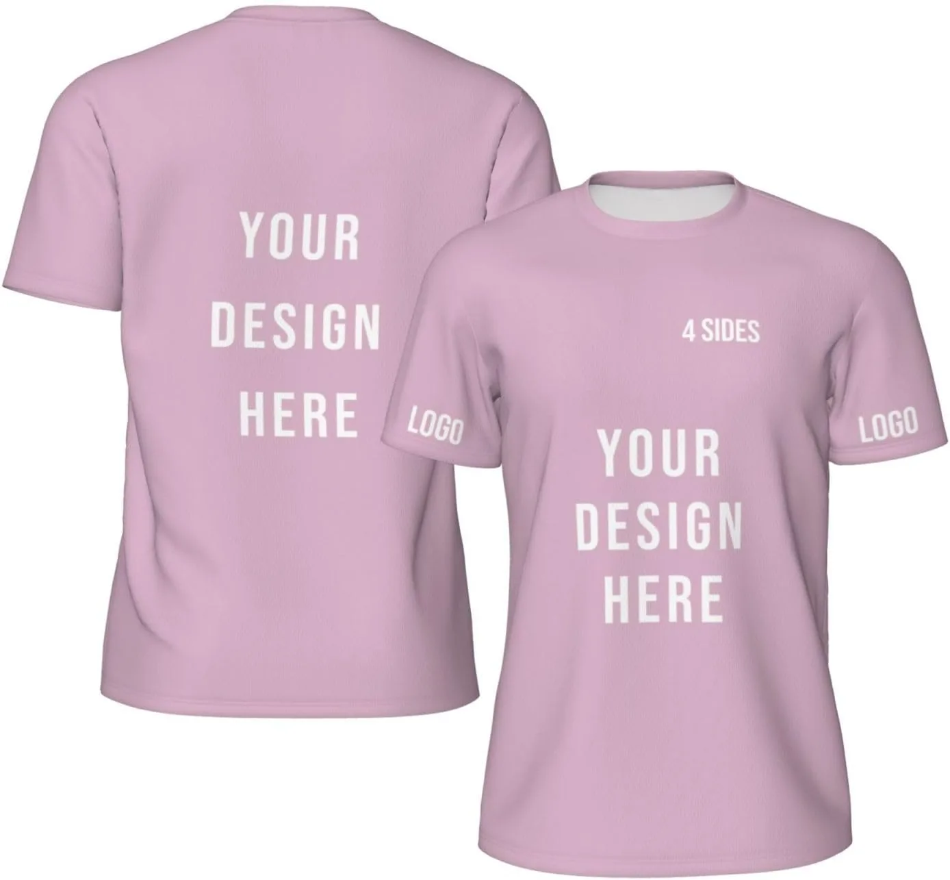 

Футболка Custom с логотипом и текстом на 4 сторонах