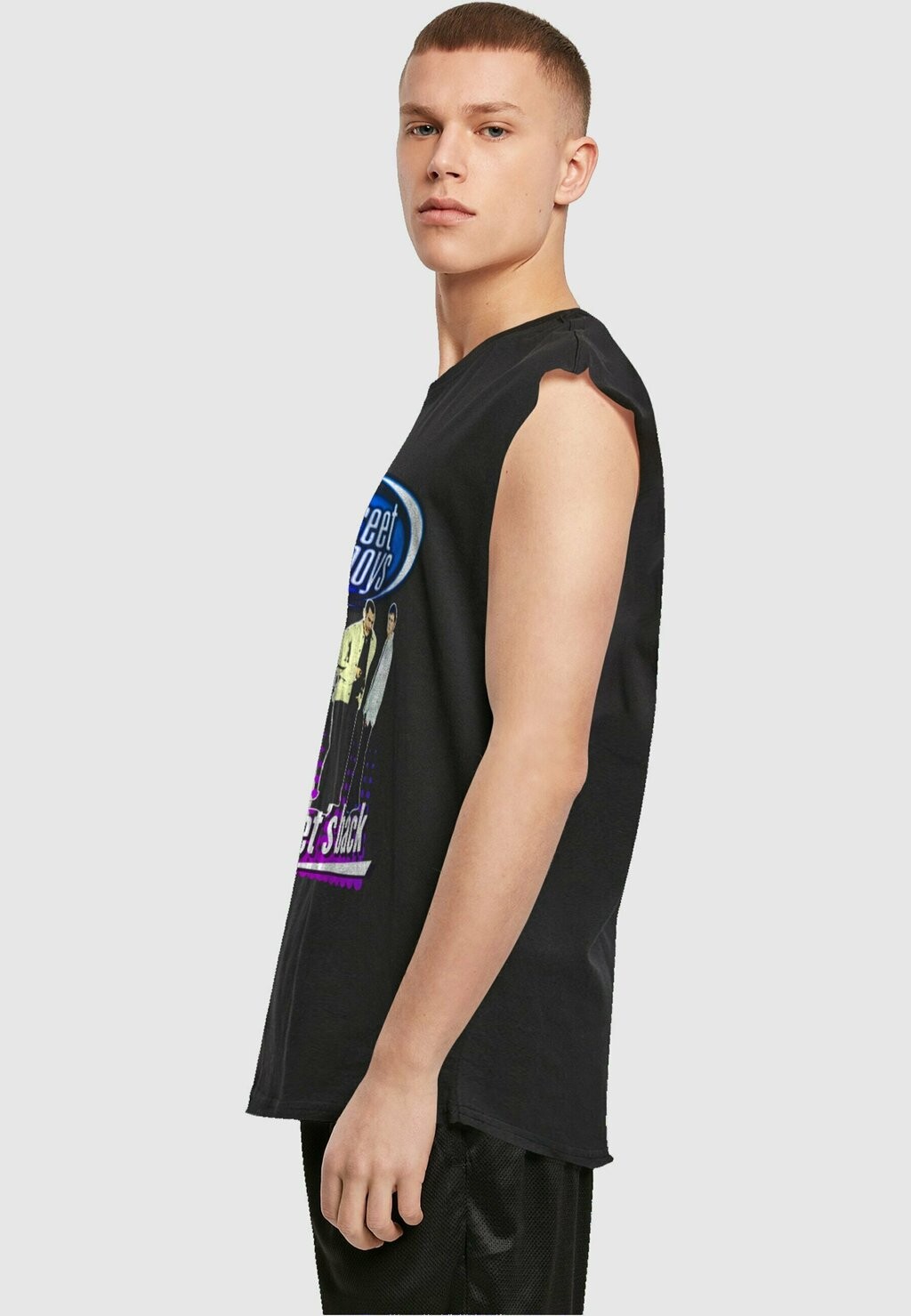 

Футболка с принтом BACKSTREET BOYS SLEEVELESS Merchcode, черный