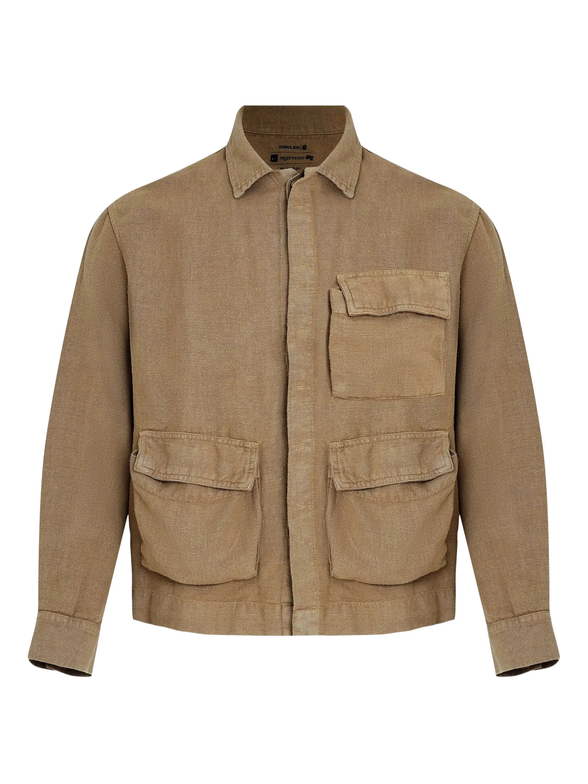 

Льняная куртка Osklen, коричневый