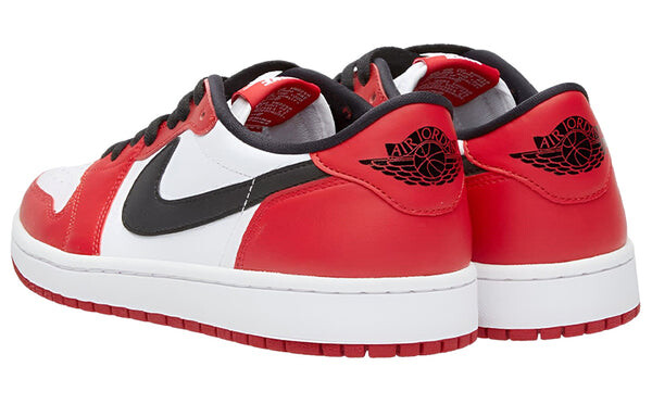 Кроссовки 1 ретро низкие og Air Jordan, красный — фото 3