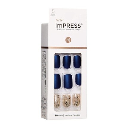 Impress Press On Manicure Wannabe Star Короткий квадрат с технологией Purefit — 30 накладных ногтей, Kiss — фото 3