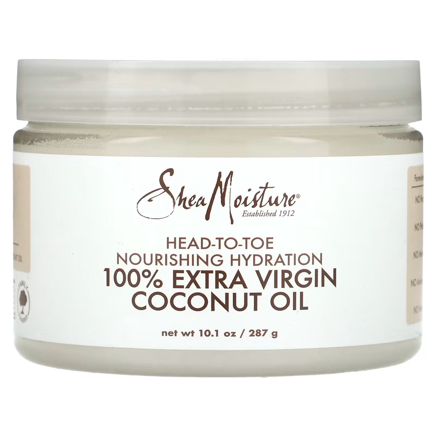 

100% кокосовое масло SheaMoisture питательное увлажнение с головы до ног