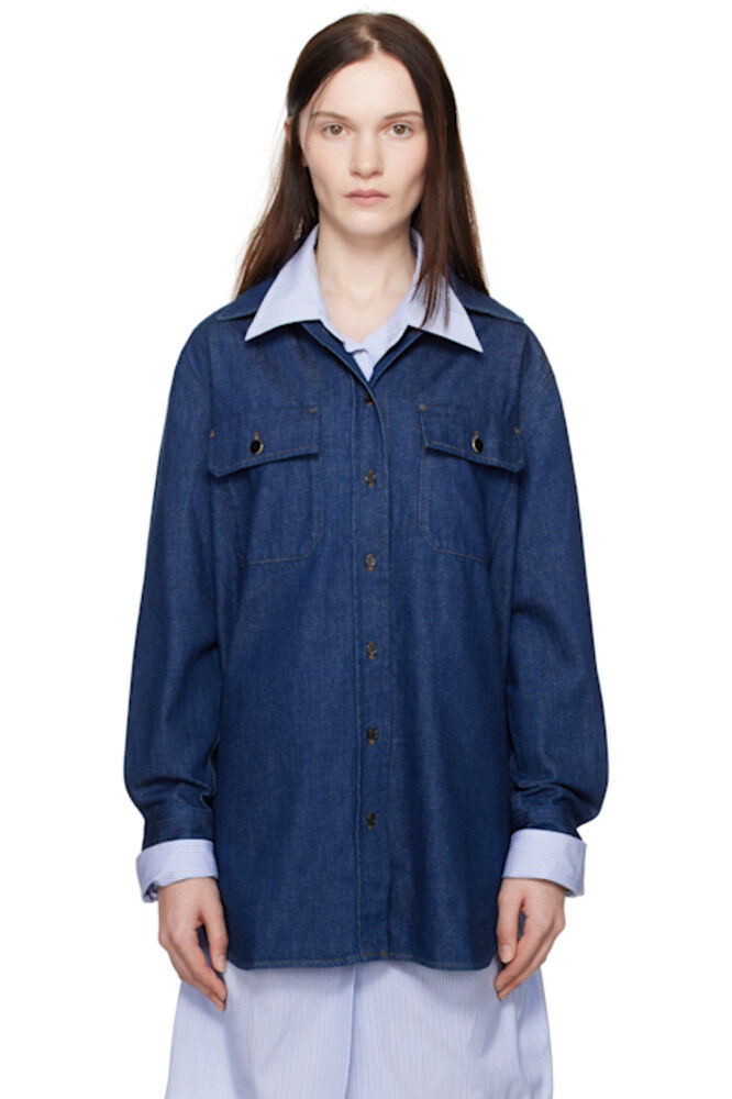 

Джинсовая рубашка Mare Anastasia Barbieri Edition Indigo A.P.C.