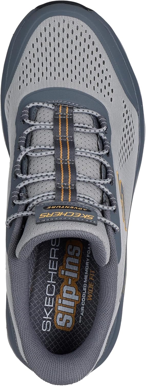Мужские кроссовки Skechers Glide-Step Pro без шнурков, серый — фото 3
