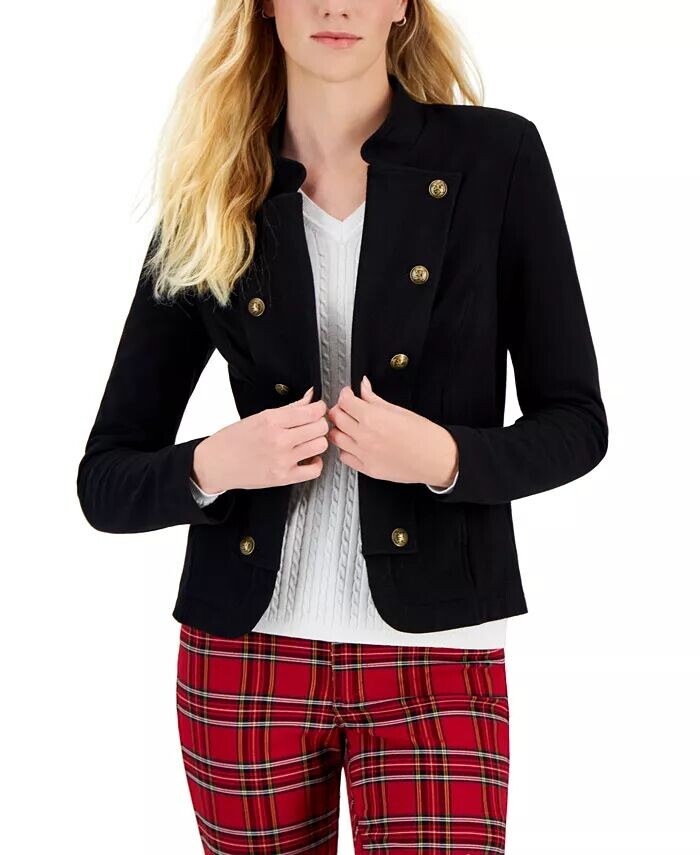 

Женская куртка в стиле милитари Tommy Hilfiger, черный