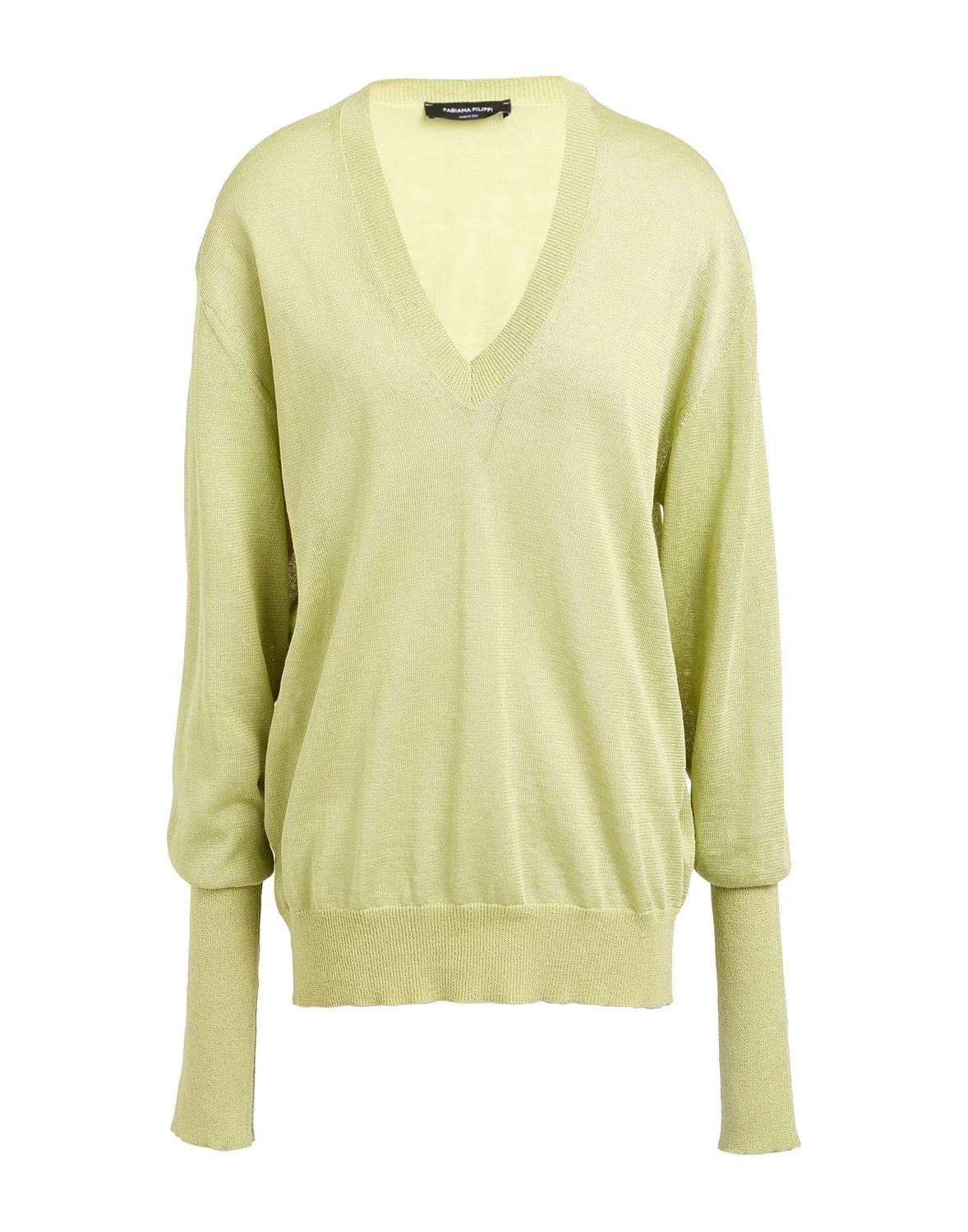 

Свитер Fabiana Filippi, светло-зеленый