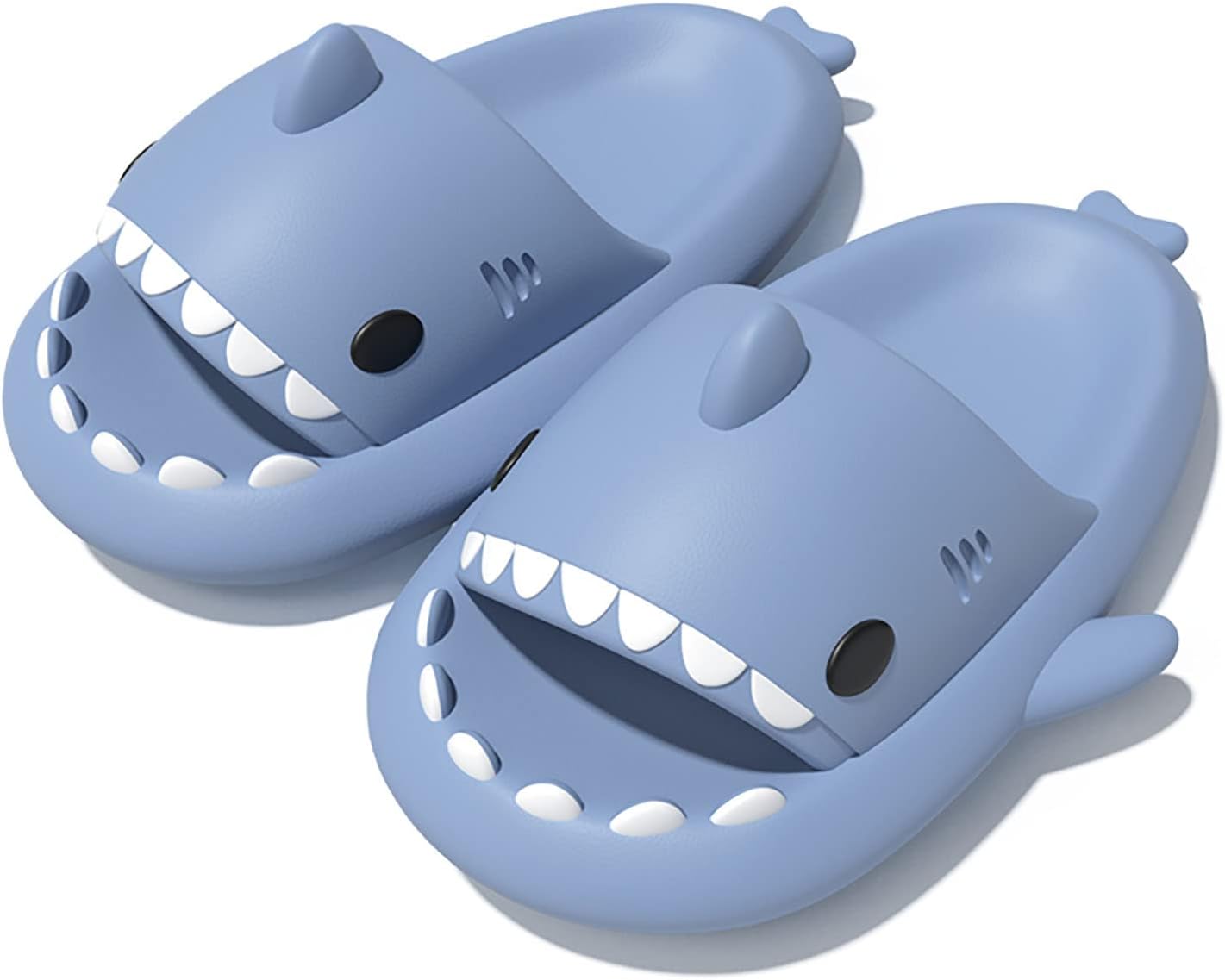 

Сланцы Zureto Shark унисекс - милые радужные облачные акулы для женщин и мужчин взрослых, синий