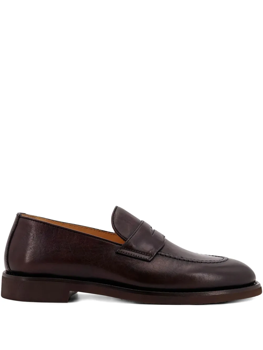 

Кожаные мокасины Penny Brunello Cucinelli, коричневый