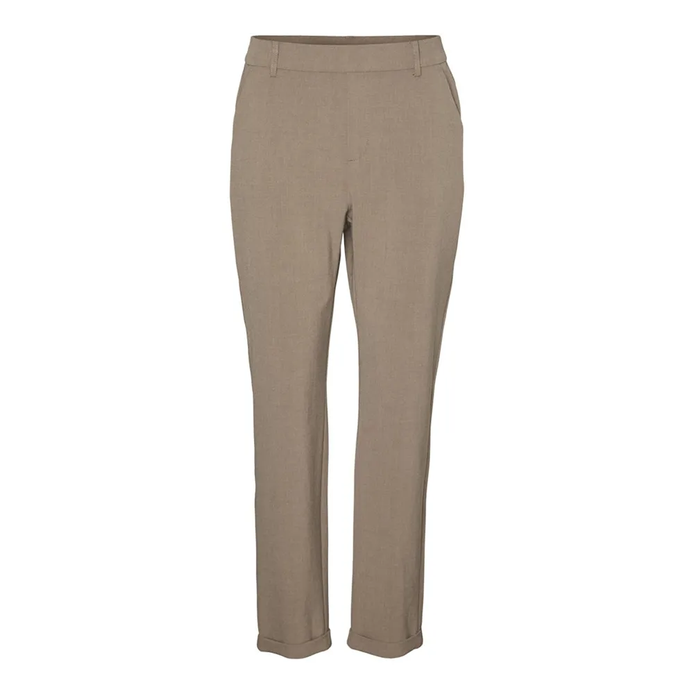 

Брюки Vero Moda Maya Mone Loose Tailor, бежевый