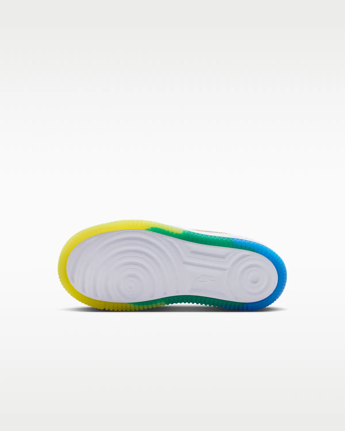 Кроссовки Nike Force 1 Low для малышей, White/Soar/Sonic Yellow/Metallic Gold — фото 2
