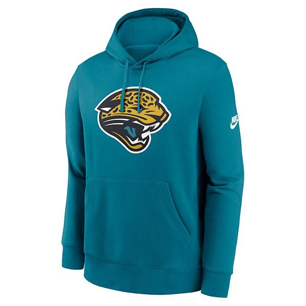 Мужской бирюзовый свитшот с капюшоном Jacksonville Jaguars Club Fleece Nike — фото 3