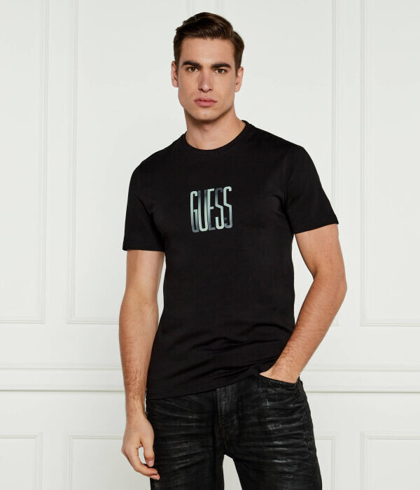 

Футболка мужская Guess Jeans Slim Fit, черный