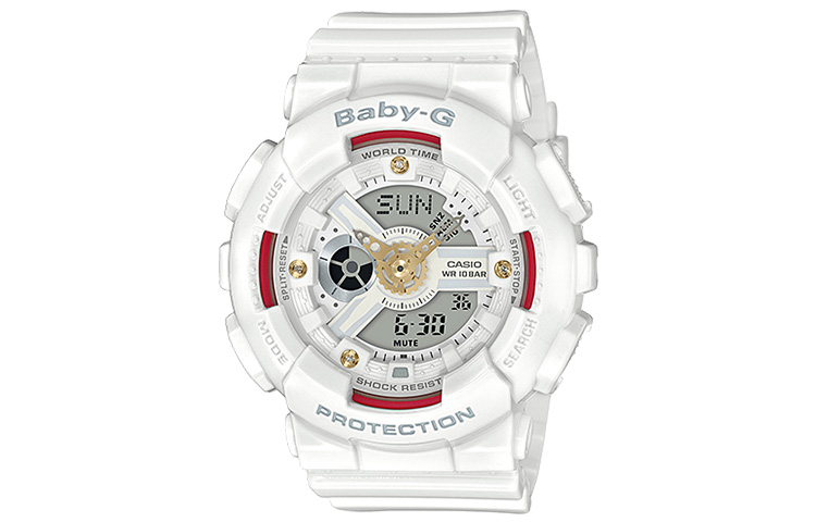 

CASIO Часы Women's BABY-G White Watch BA-110DDR-7A