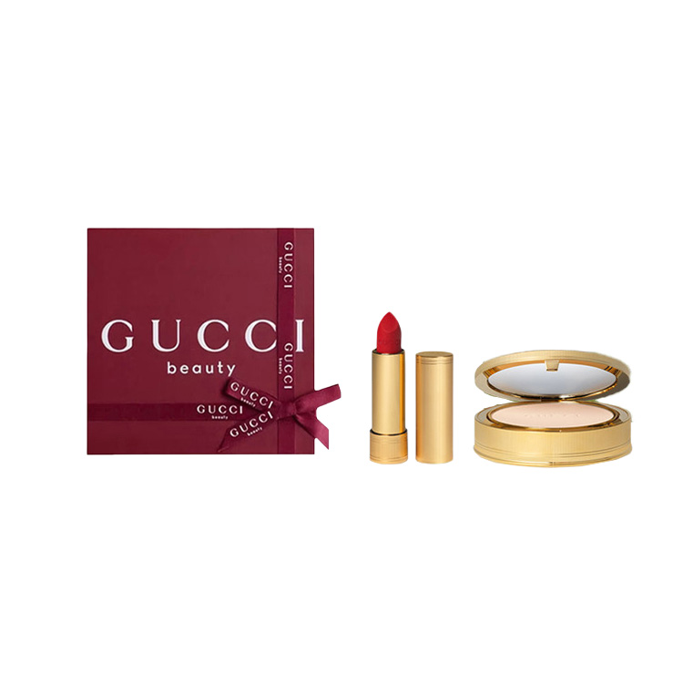 

Набор помады Cloud Mist Radiance: рассыпчатая пудра Soft Focus и бархатная помада, 2 предмета GUCCI, two-piece set: #01 soft matte powder 10g+#25 velvet lipstick 3.5g