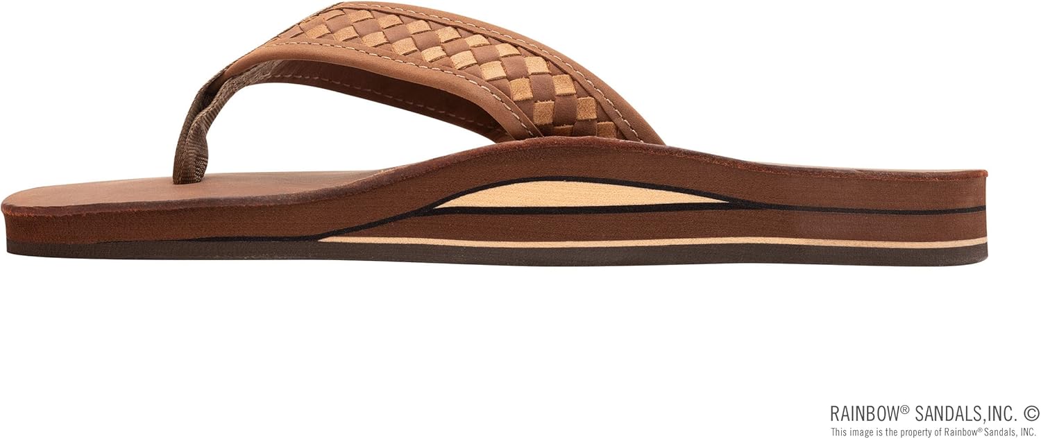 Мужские сандалии Rainbow Double Layer Bentley Rainbow Sandals, Redwood — фото 2