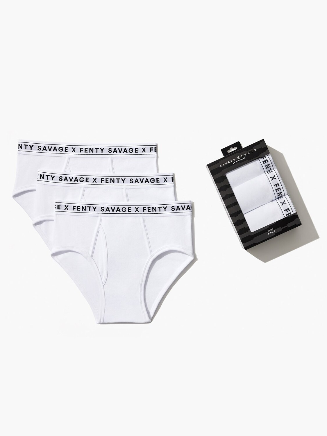 

Трусы боксеры Savage X Fenty Savage Classics 3-Pack, цвет Angel White
