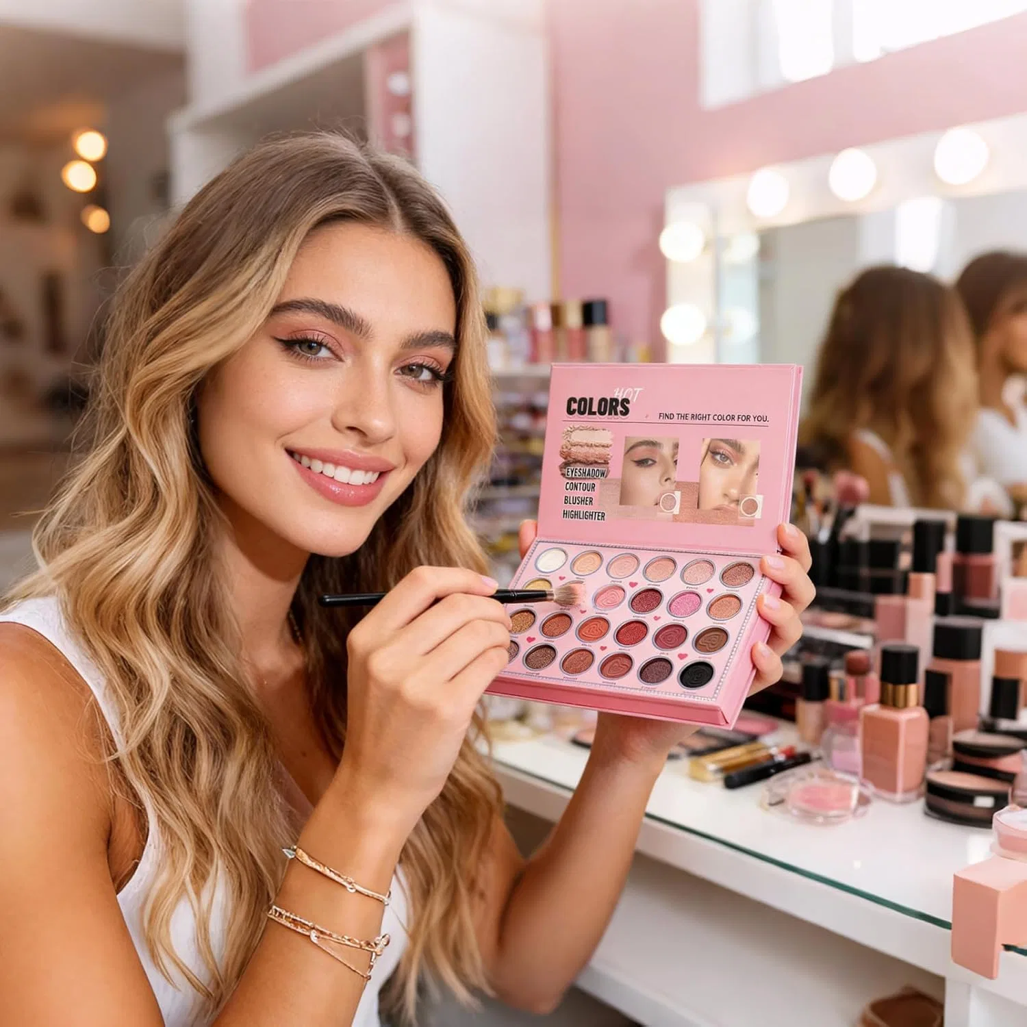 Палетка теней Book Style Cosmetic Tool Set, 1 шт — фото 2