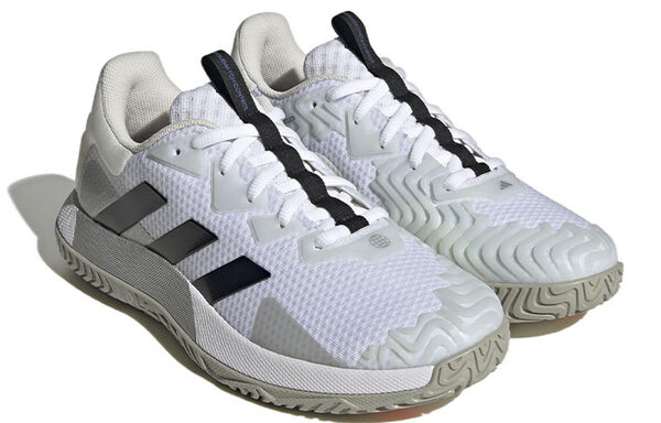 Кроссовки Adidas SoleMatch Control Tennis Shoes 'White Black Lucid Blue', белый — фото 3