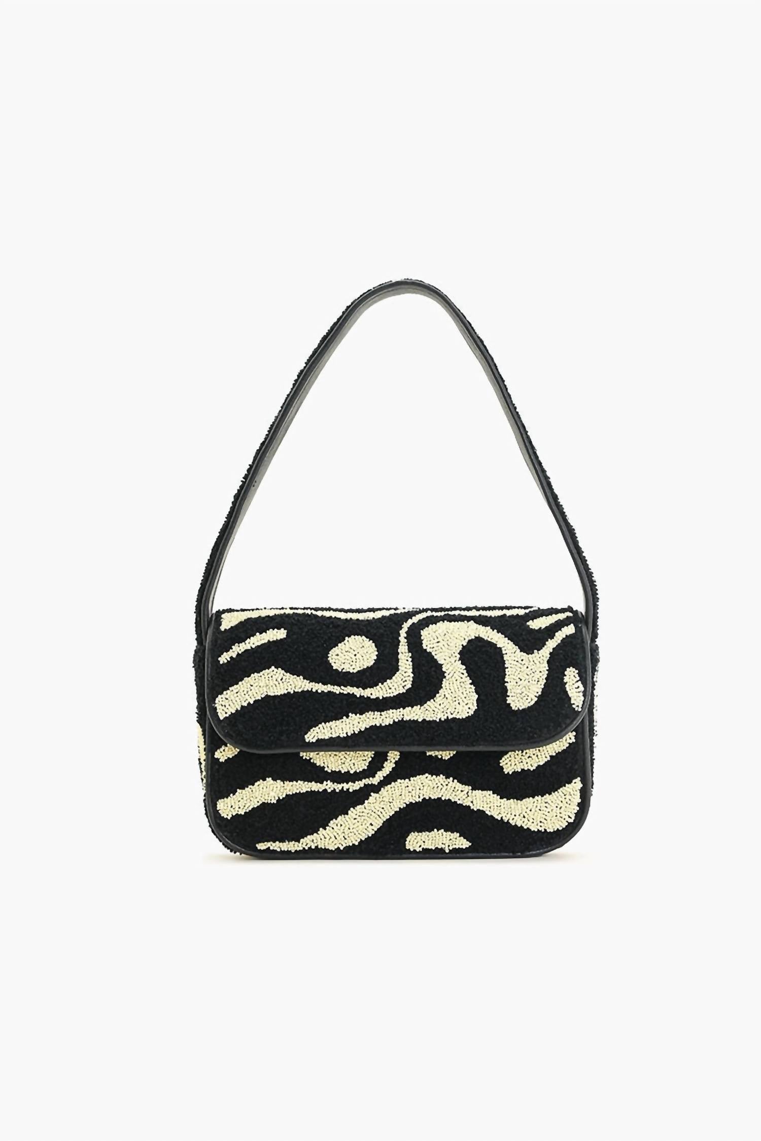 

Сумка-тоут Soho Inked Tufted в черном/кремовом цвете America & Beyond, Balck/Off White