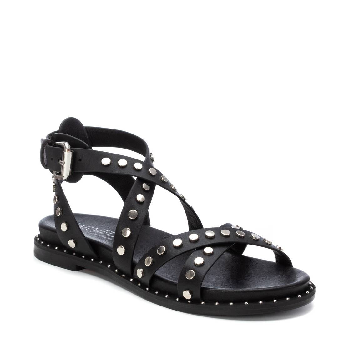 Женские модные босоножки Carmela Leather от XTI, черный — фото 2