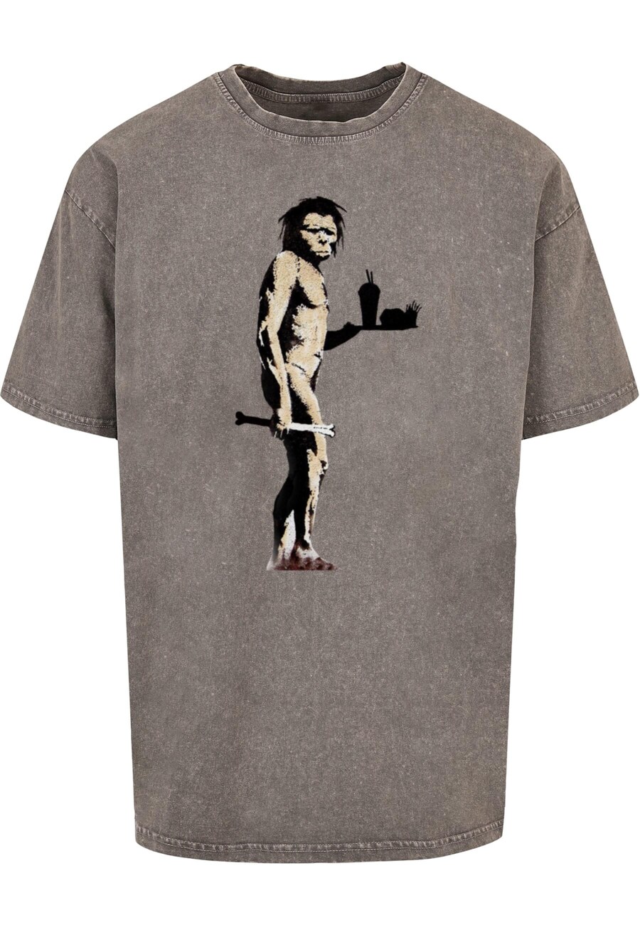 

Рубашка Merchcode Brandalised - Fast Food Apeman, серый