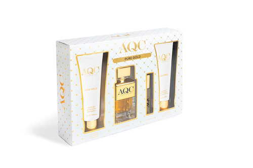 

AQC Pure Gold, Набор косметики Elegant, 4 шт Idc Institute