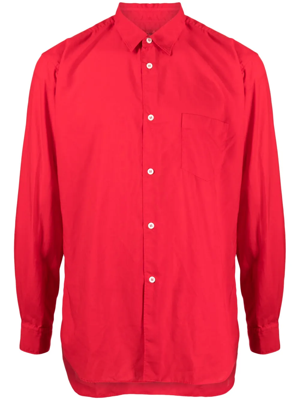 

Рубашка с длинными рукавами и накладным карманом Comme Des Garçons Shirt, красный