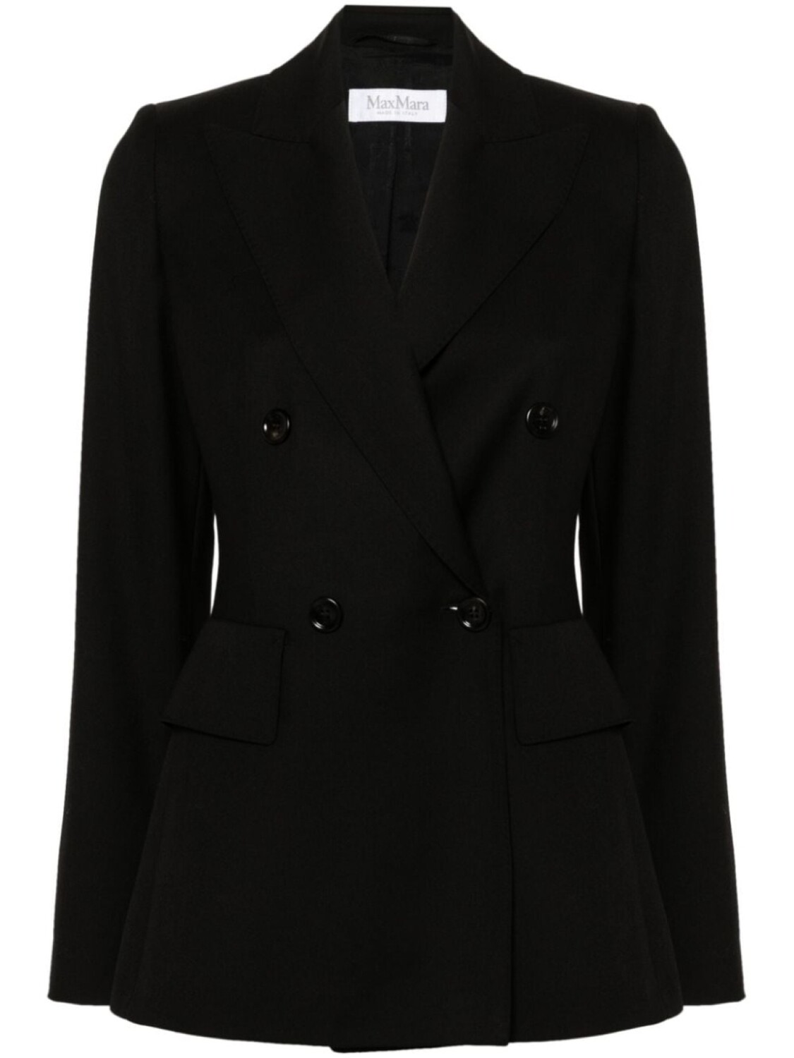 

Max Mara двубортный блейзер Osanna, черный