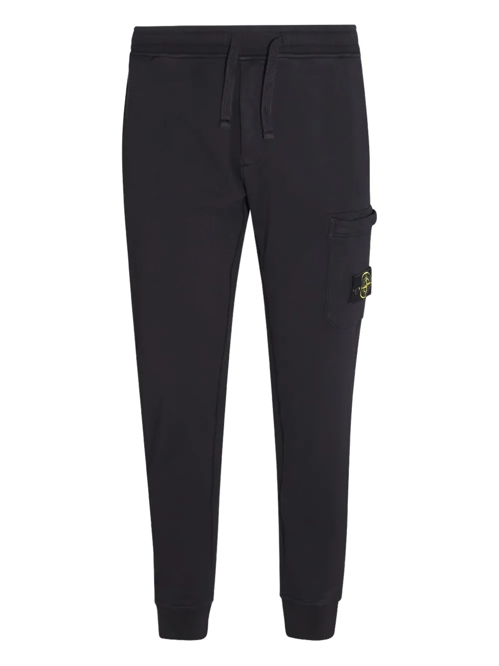 

Брюки с накладными карманами и завязками Stone Island, черный