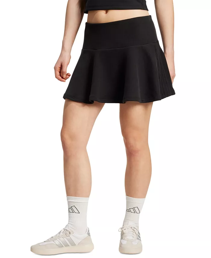 

Женская юбка Essentials с тремя полосками adidas, черный