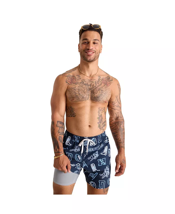 

Мужские классические плавки Dallas Cowboys The Neon с неоновой отделкой, 5.5", цвет navy Chubbies