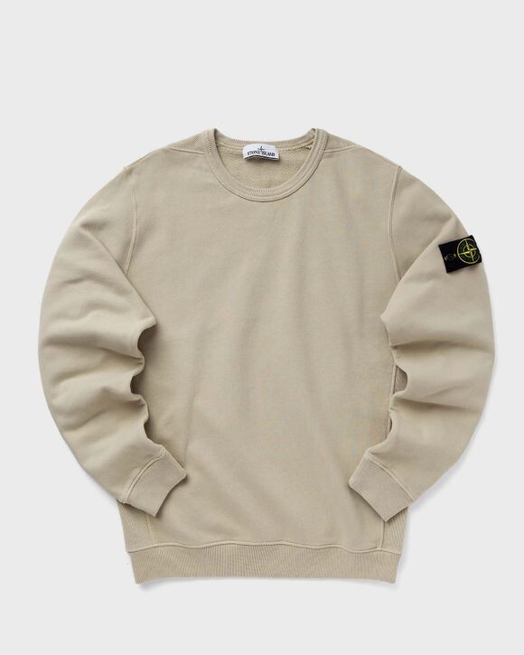 

Свитер Stone Island Brushed Organic Cotton Fleece Crewneck, цвет plaster