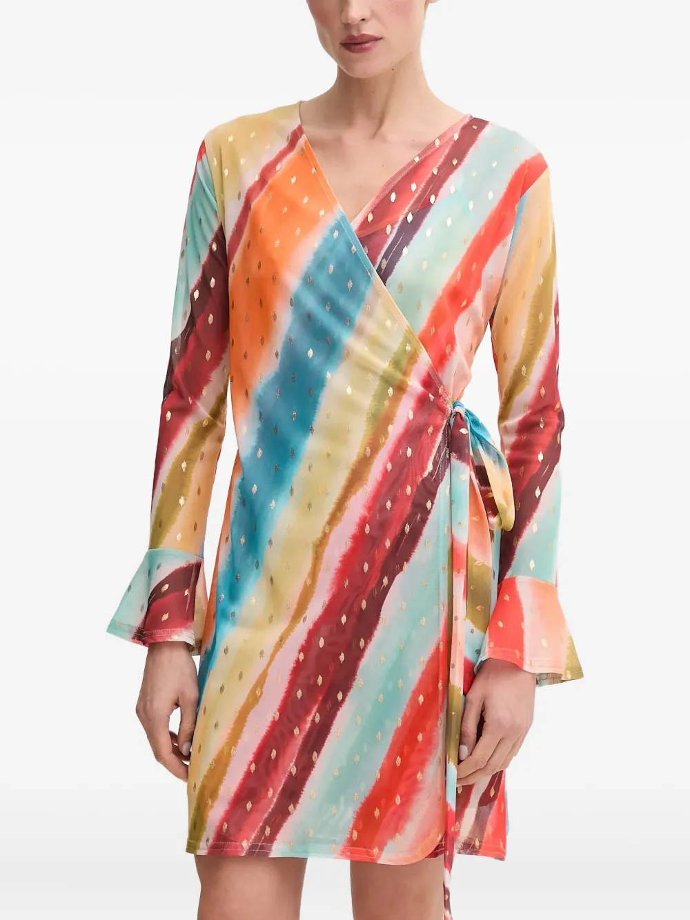 

Мини-платье с завязками Never Fully Dressed, оранжевый