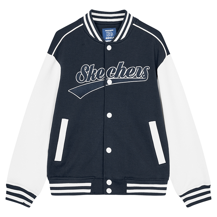 

Skechers Бейсбольная куртка, цветная, темно-синяя, унисекс