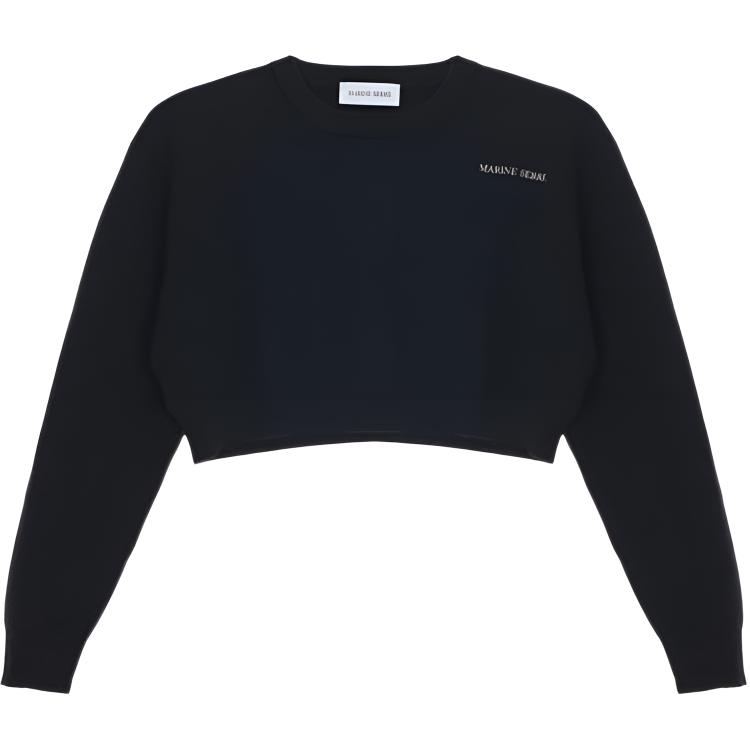 

Свитер AW25 для женщин Marine Serre, черный