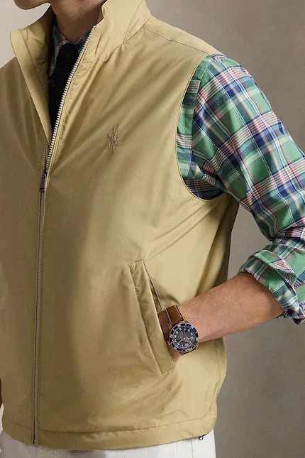 Безрукавка утепленная Polo Ralph Lauren, коричневый — фото 4