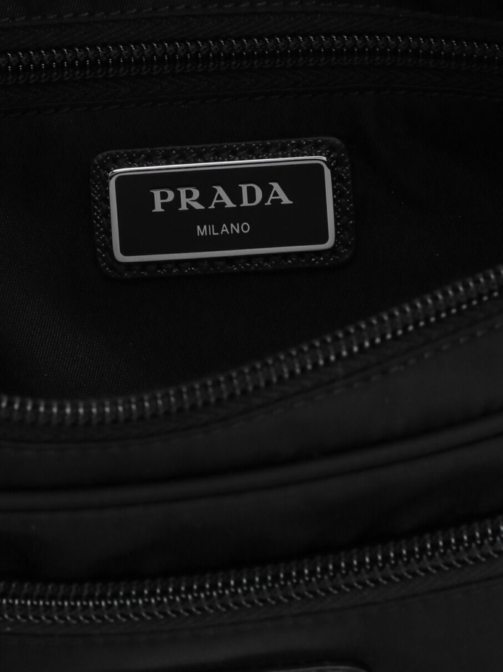 Поясная сумка из переработанного нейлона Prada, черный — фото 4