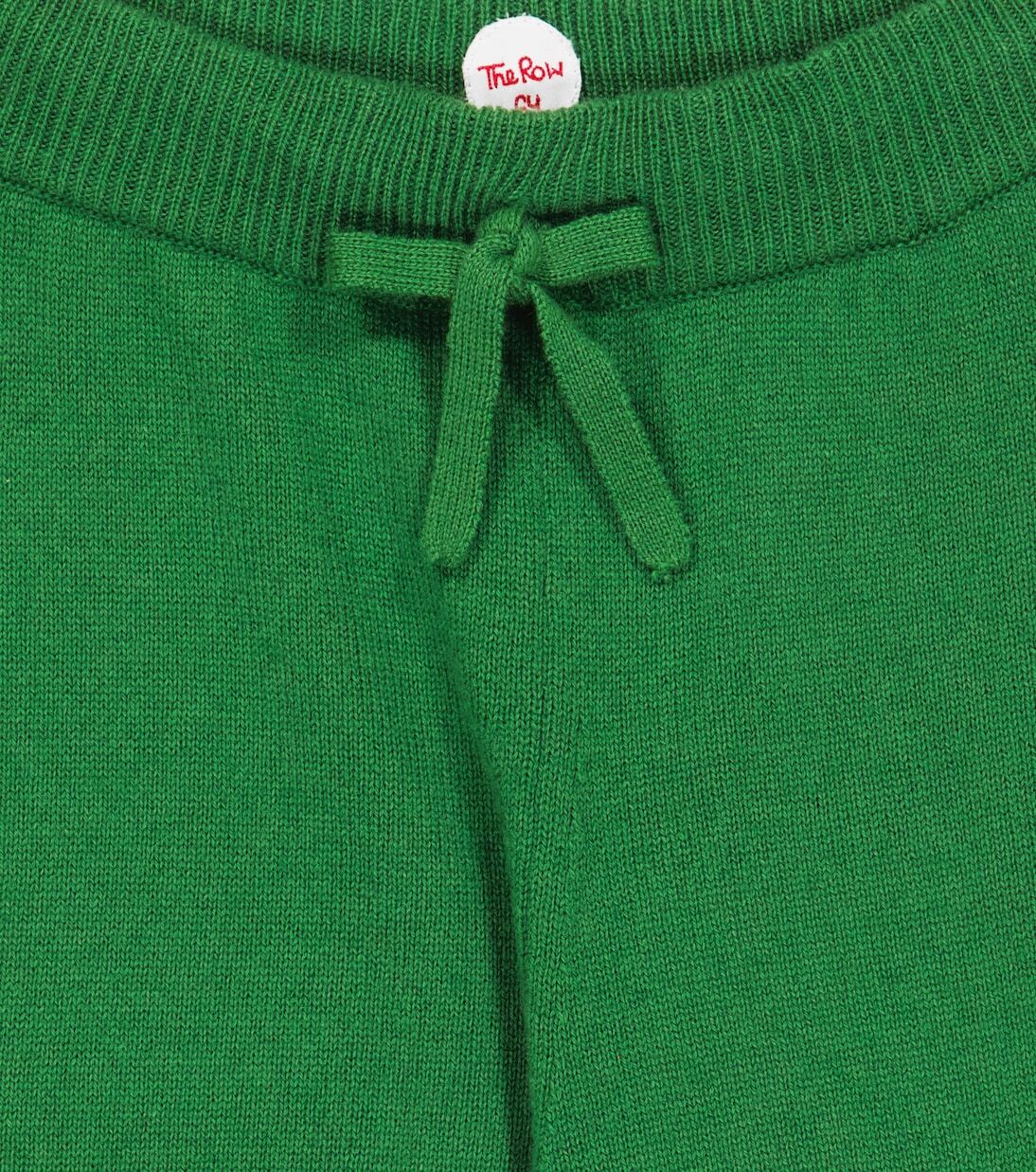 Укороченные кашемировые брюки Zaza The Row Kids, Clover Green — фото 3