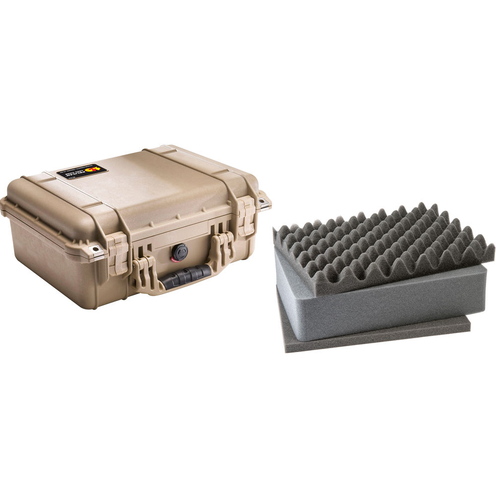 

Чехол Pelican 1450 с пеной (пустынный бежевый)