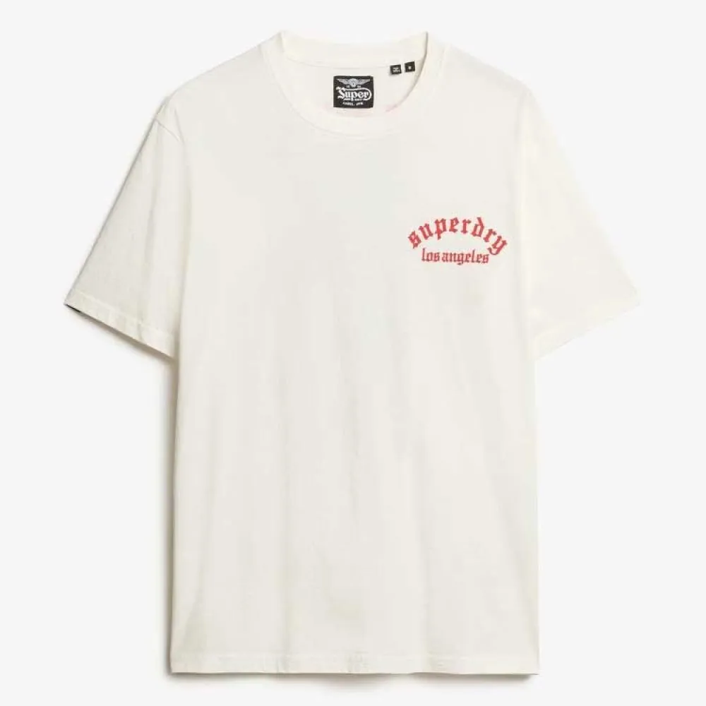 Футболка с коротким рукавом Superdry Neo Trad Tattoo Loose, белый — фото 3