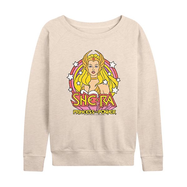 

Женская футболка с длинным рукавом she-ra со звездами french terry Licensed Character, Beige