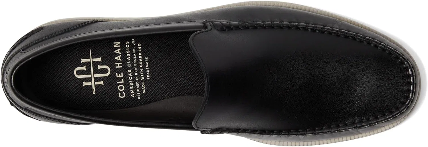 Лоферы Cole Haan Hampton, Black/Ivory — фото 2