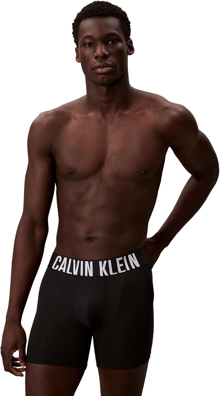 Комплект из 3 трусов-боксеров Calvin Klein Men Intense Power, Black, Grey Sky, White — фото 2