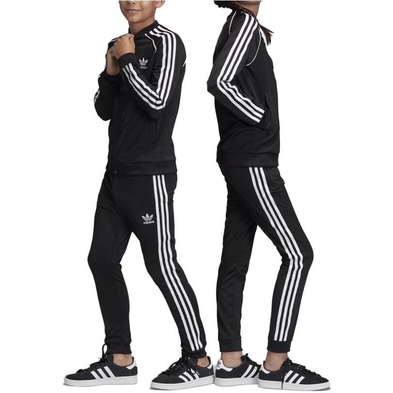Детские повседневные брюки Adidas Originals, цвет Black — фото 3