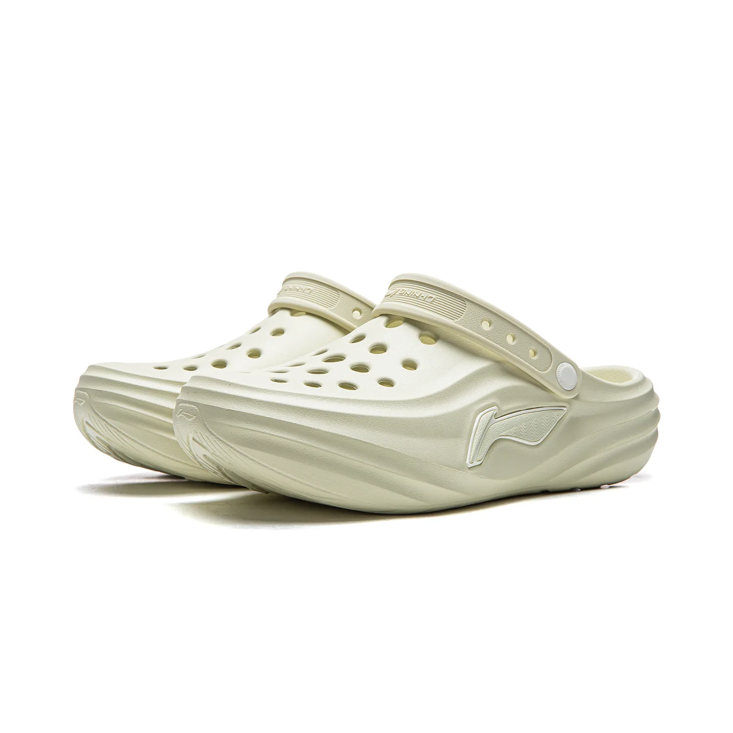 Li-Ning Soda Clogs Unisex, бежевый creamy желтый — фото 4