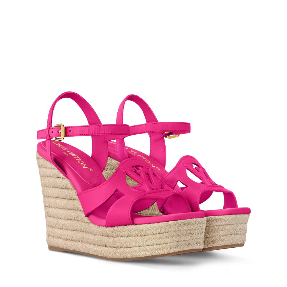 Эспадрильи LV Isola Wedge Louis Vuitton, оранжевый
