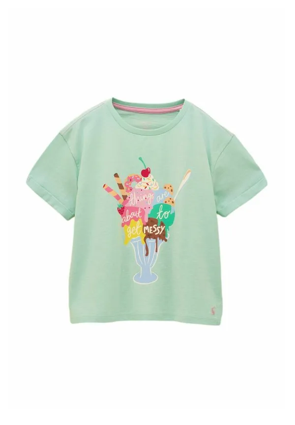 Футболка с коротким рукавом и графическим принтом от fundays Joules, Mint Green