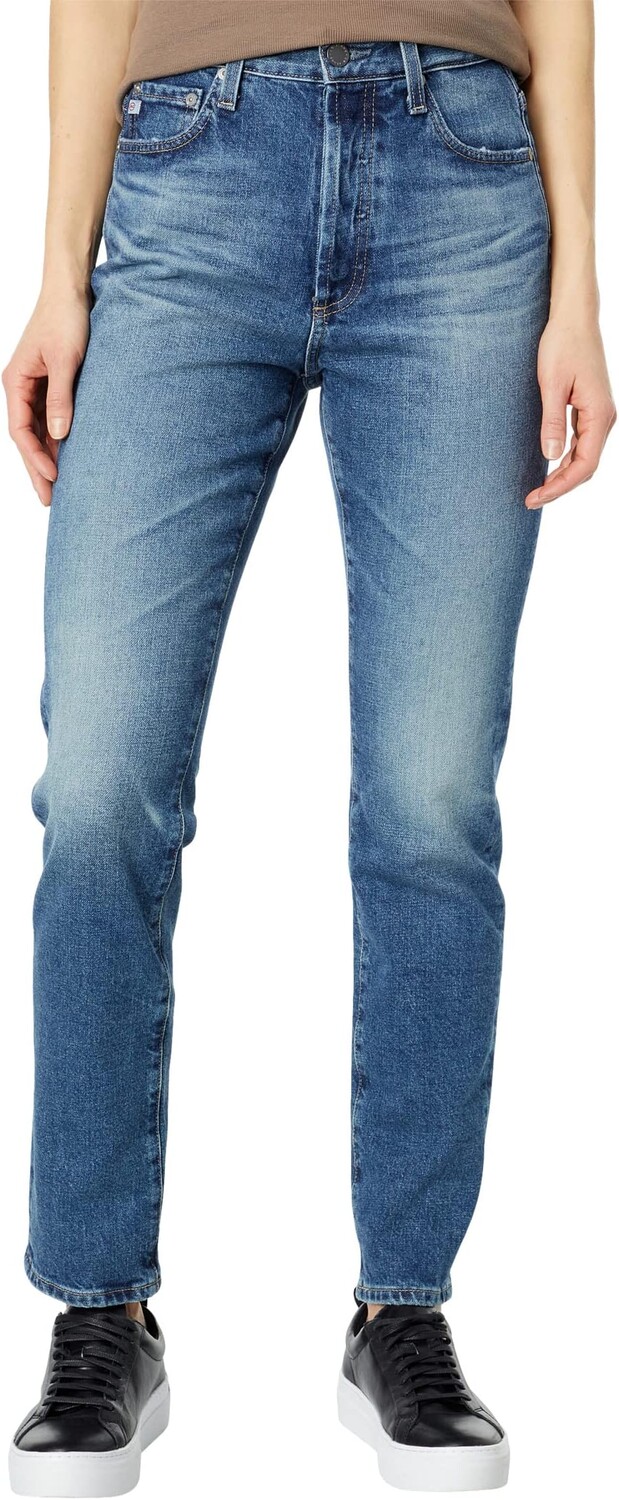 

Джинсы AG Jeans Alexxis High-Rise Vintage Slim Straight in 14 Years Mentor, цвет 14 Years Mentor